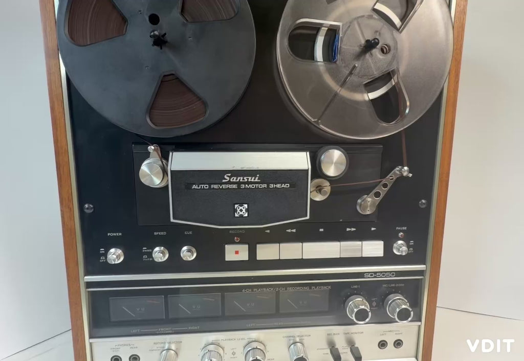 Sansui SD-5050 Quad Reel-to-Reel Tape Deck – Tested