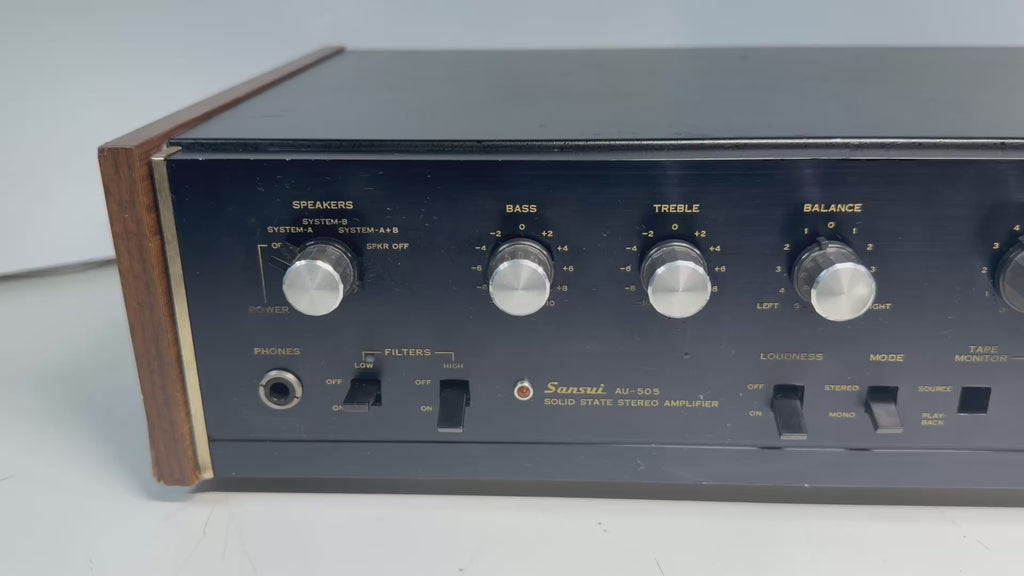Sansui AU-505 Integrated Amplifier – Serviced & Tested