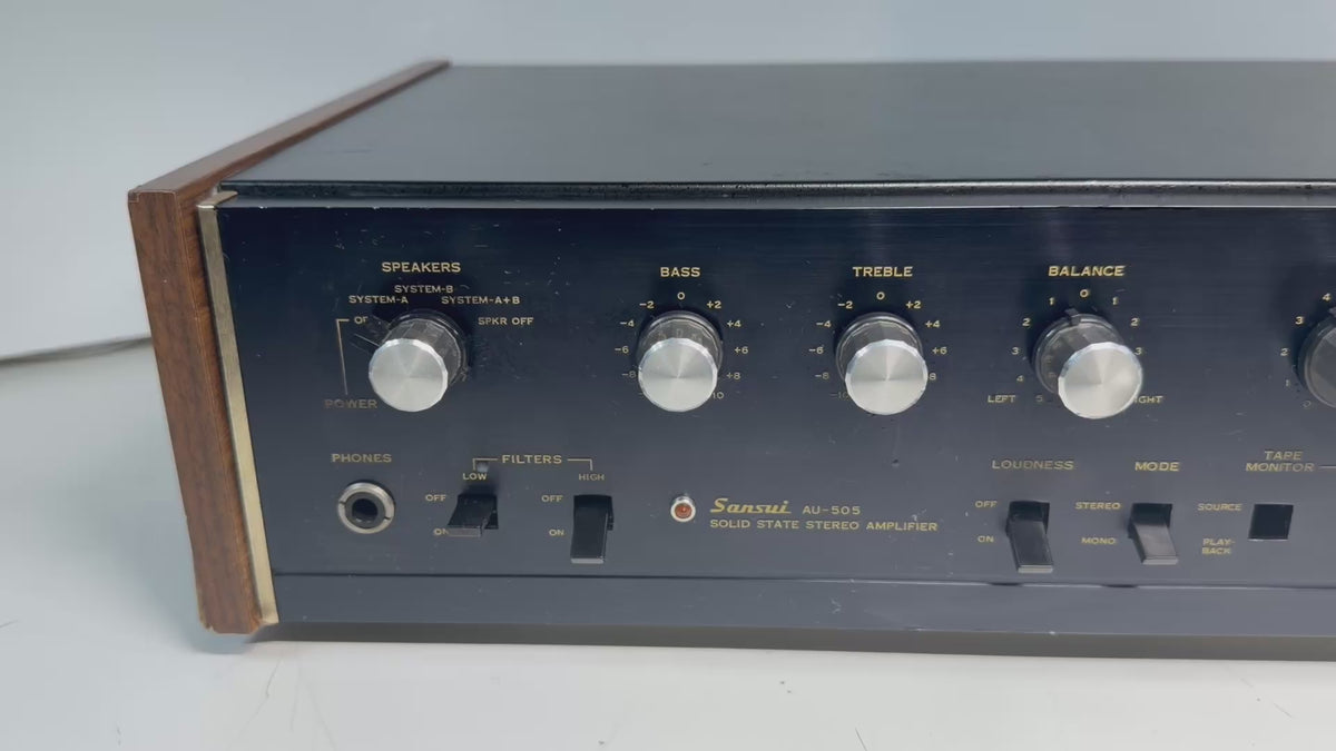 Sansui AU-505 Integrated Amplifier – Serviced & Tested