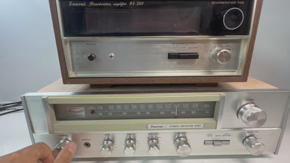 Sansui RA-500 Reverberation Amplifier DeoxIT Serviced Tested Read