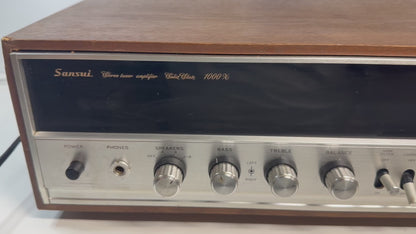 Sansui 1000X Stereo Receiver Serviced DeoxIT Tested Working Vintage