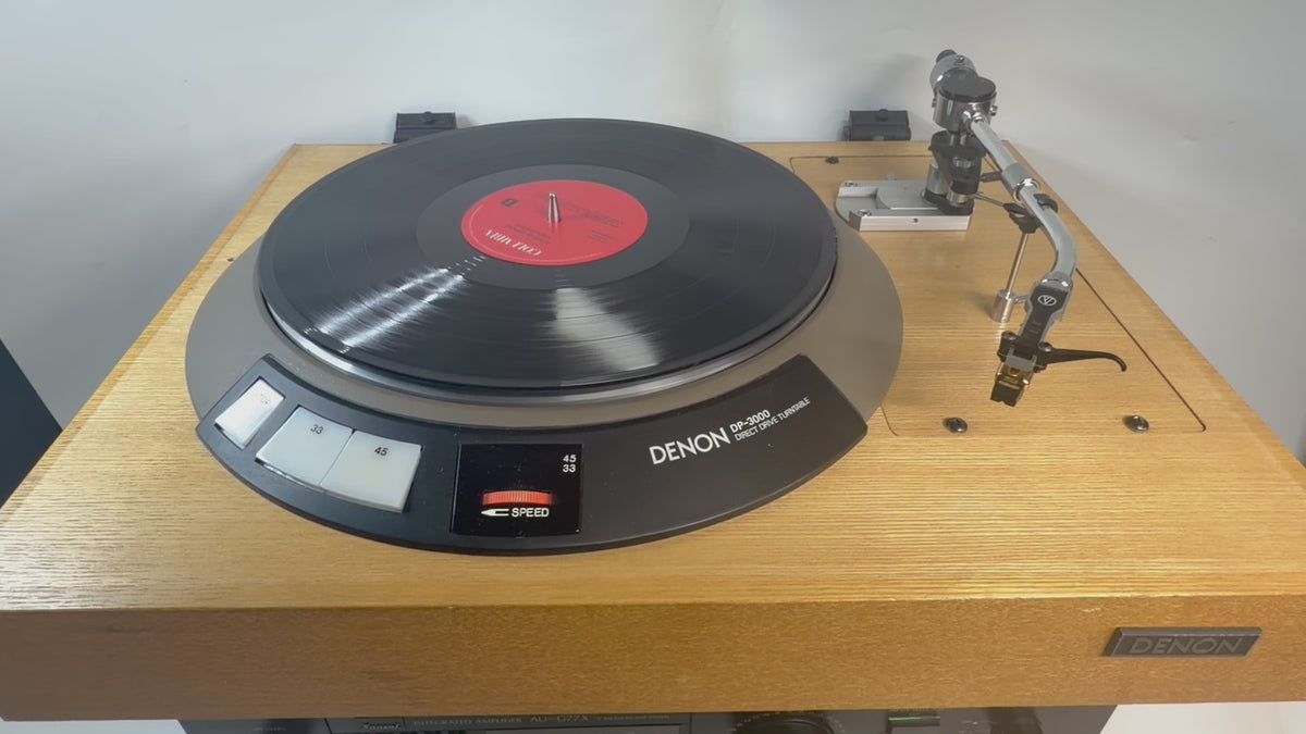 Denon DP-3000 Custom Turntable Audio Technica AT-1009 Empire Cartridge