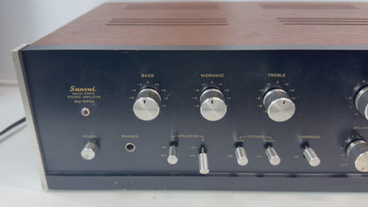 Sansui AU-555A Stereo Integrated Amplifier Serviced Working Vintage